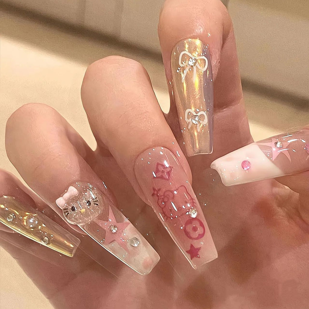 Cartoon nails(10 pieces per bag)