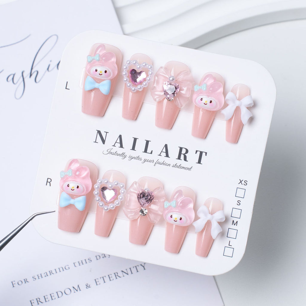 Cartoon nails(10 pieces per bag)