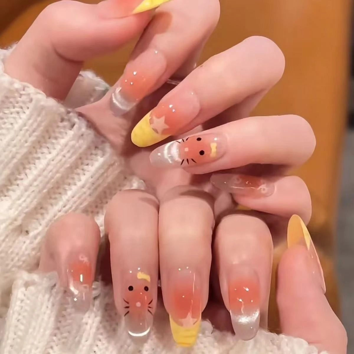 Cartoon nails(10 pieces per bag)