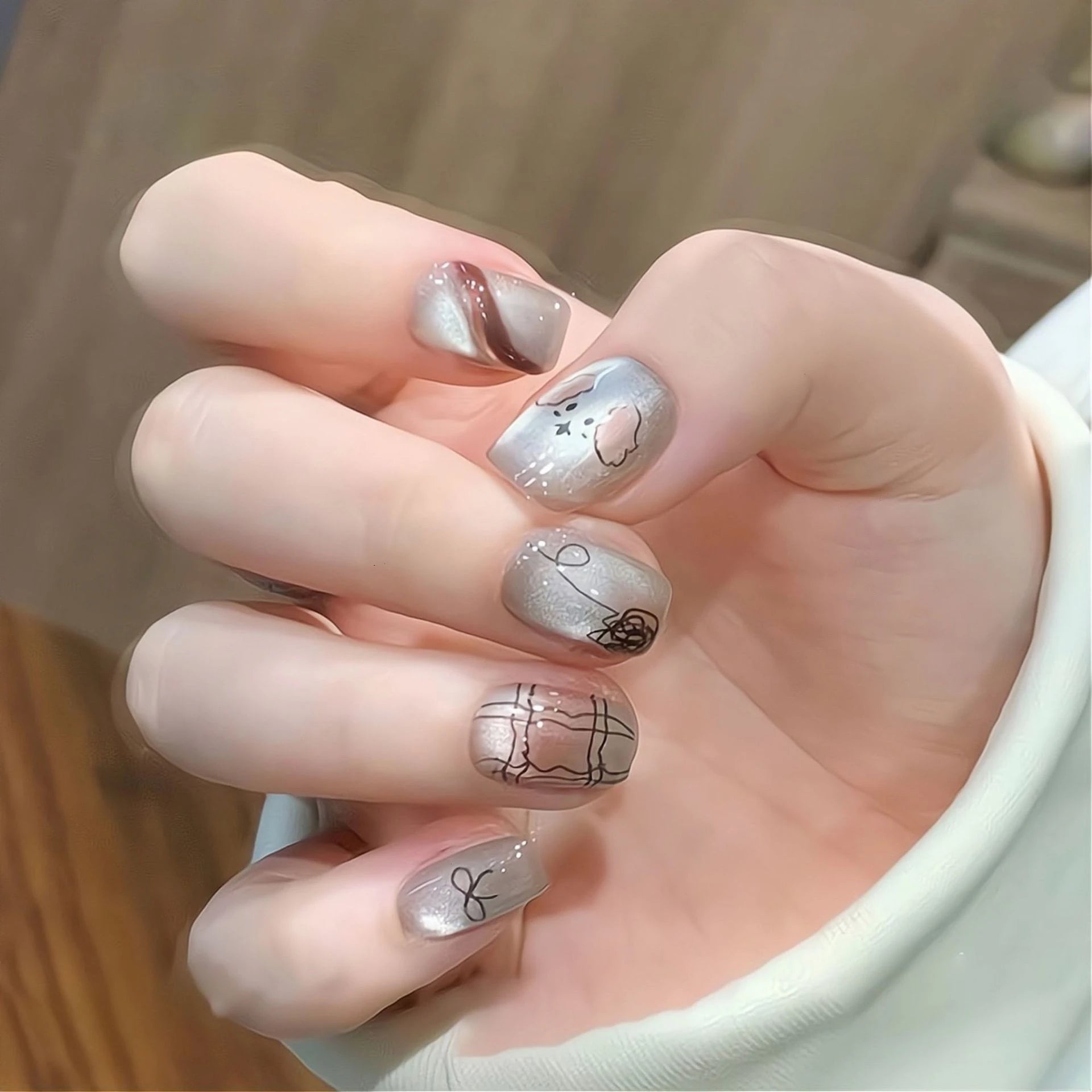 Cartoon nails(10 pieces per bag)