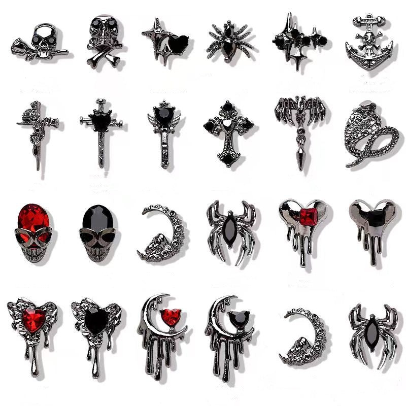 Vintage Dark Gothic Chrome Hearts Metal Cross
