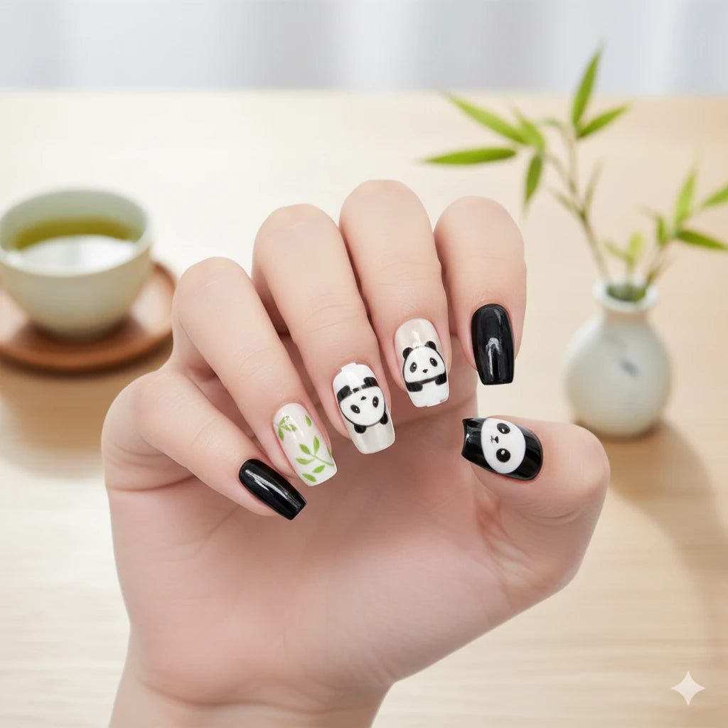 Chinese-style cartoon panda(A box of 30 pieces)